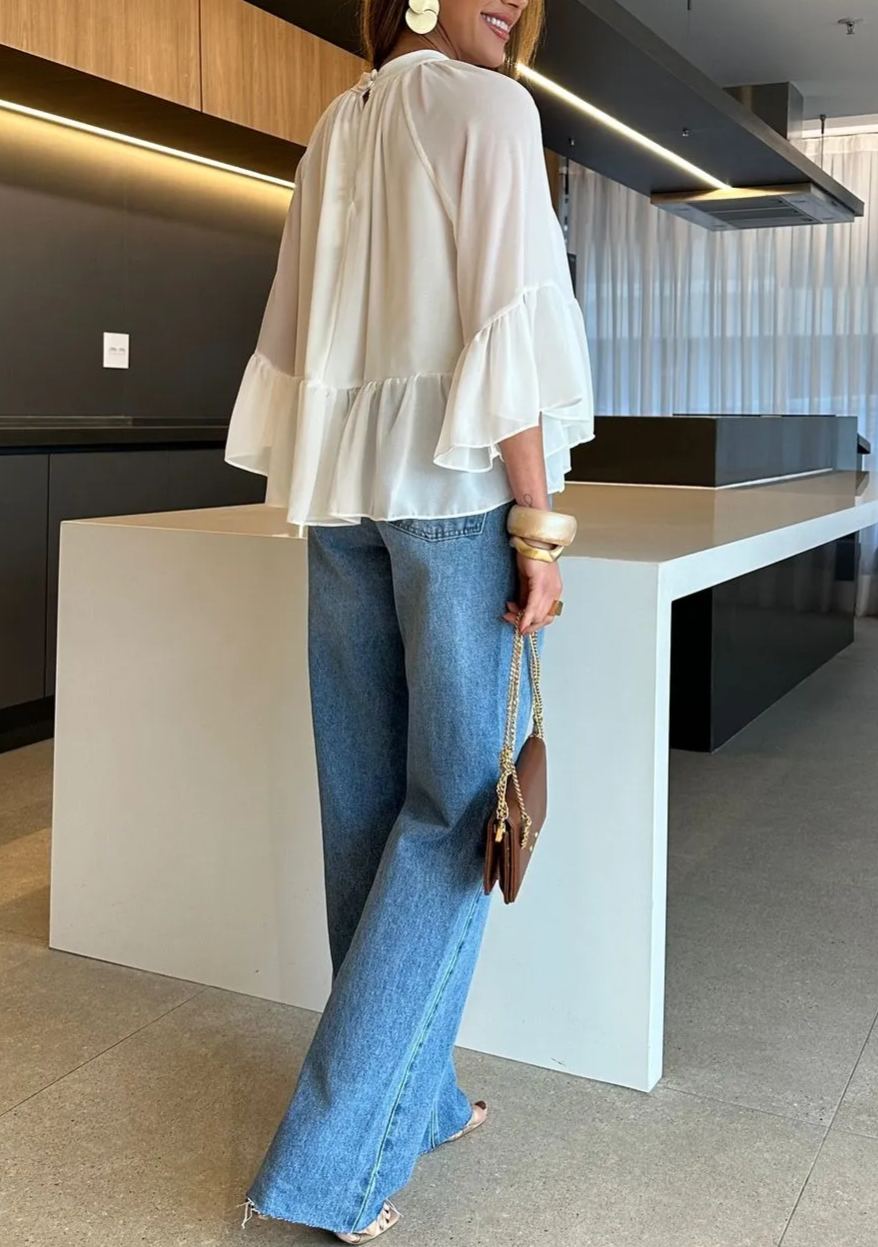 Flow Ruffled Blouse