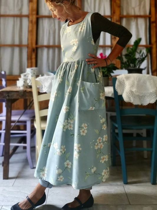 Japanese Cherry Blossoms Dress Apron