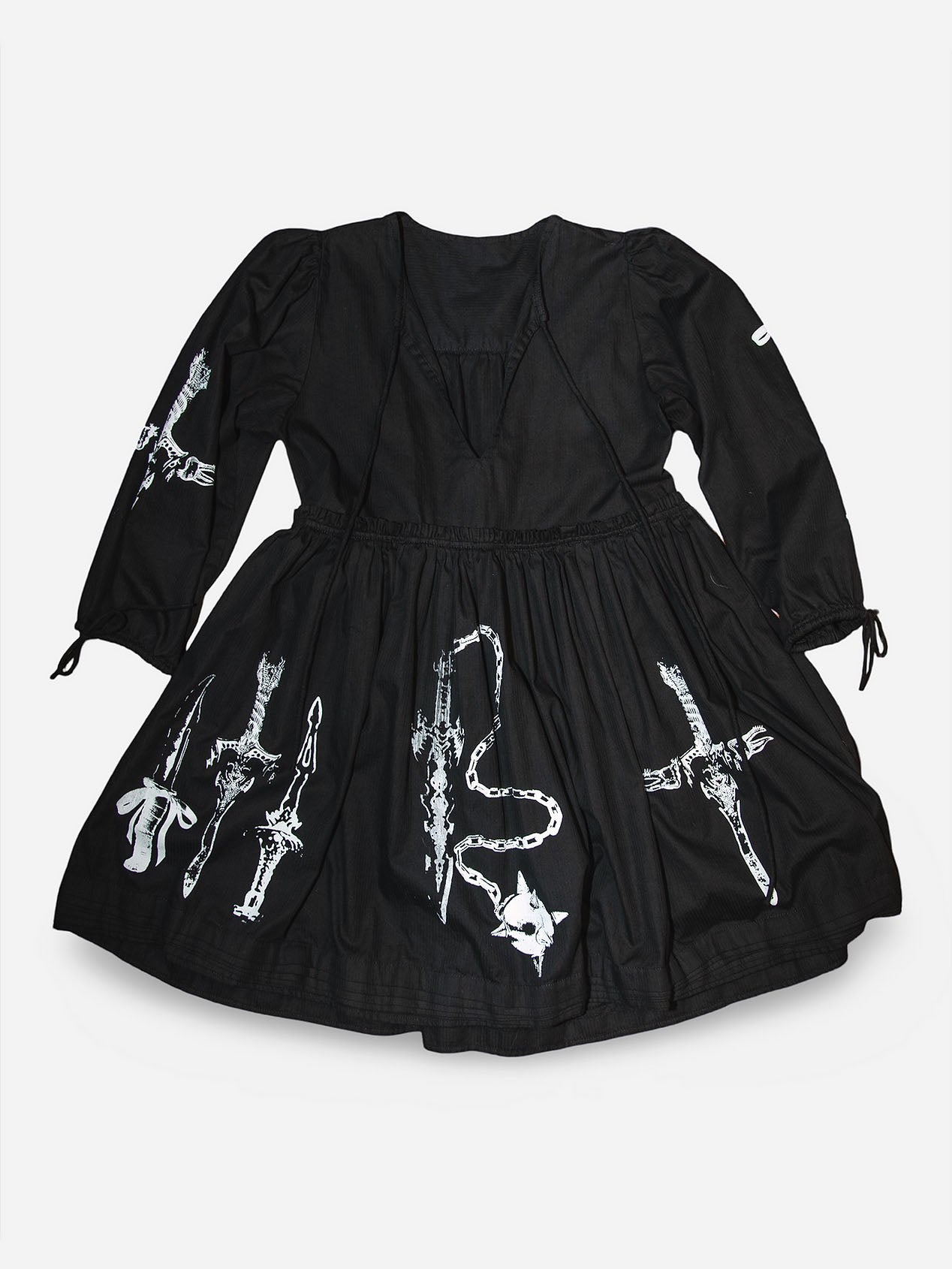 Gothic Medieval Weapon Mini Dress
