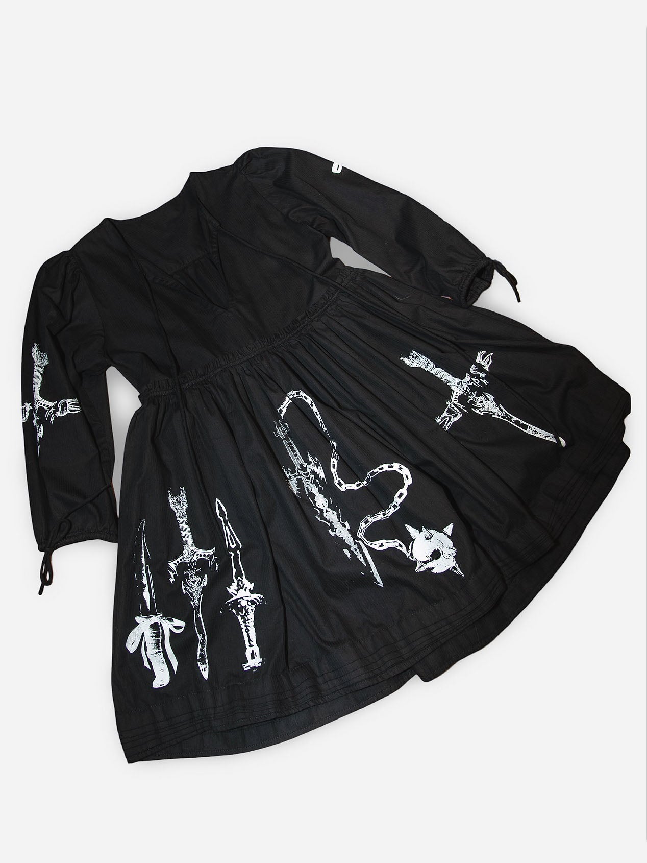 Gothic Medieval Weapon Mini Dress