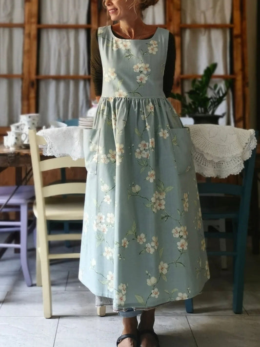 Japanese Cherry Blossoms Dress Apron