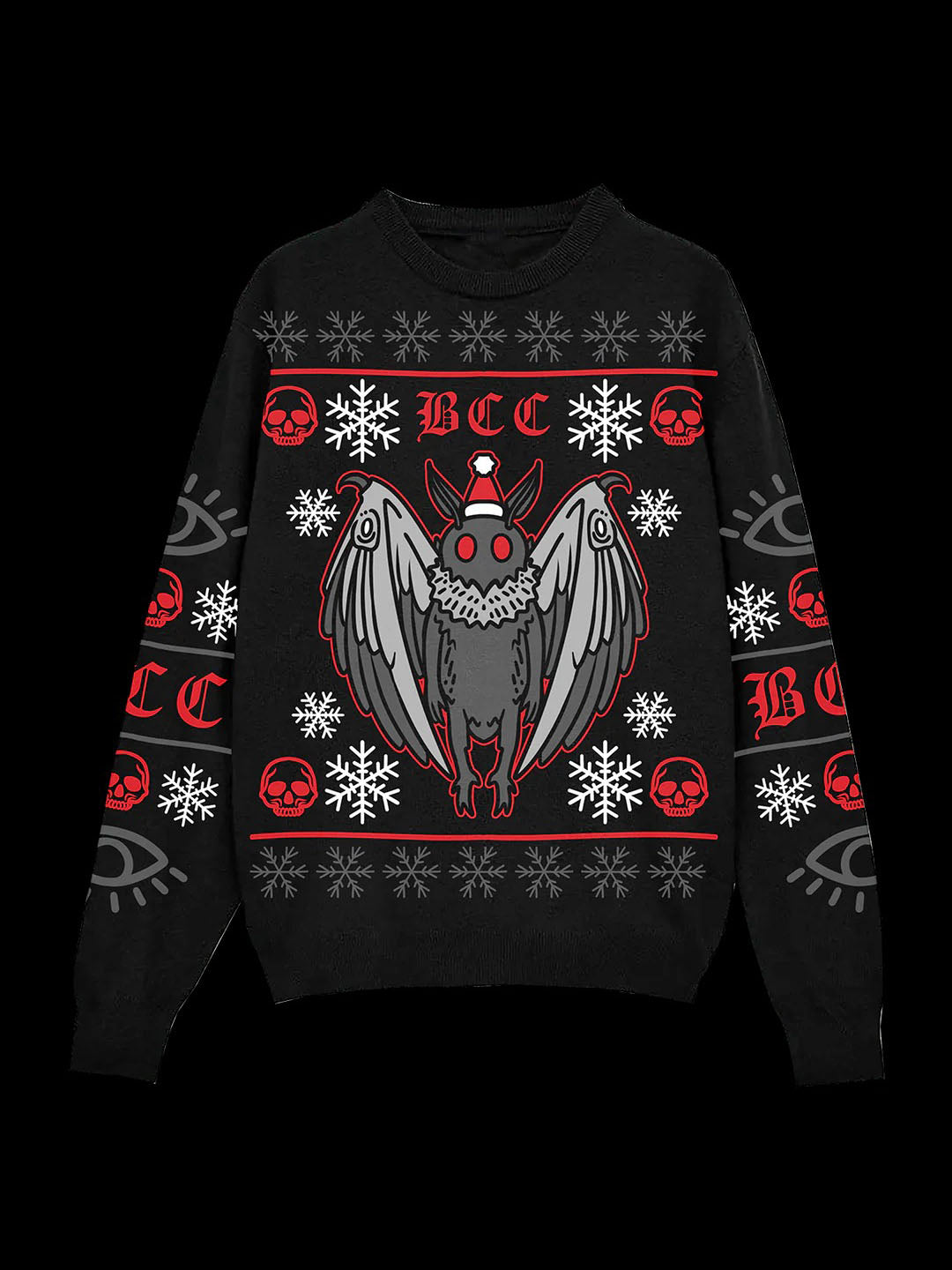 Unisex Spooky Mothman Holiday Sweater