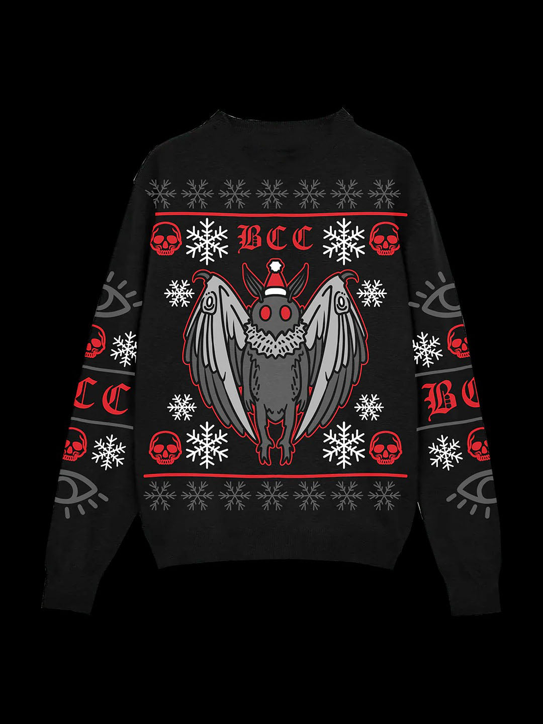 Unisex Spooky Mothman Holiday Sweater