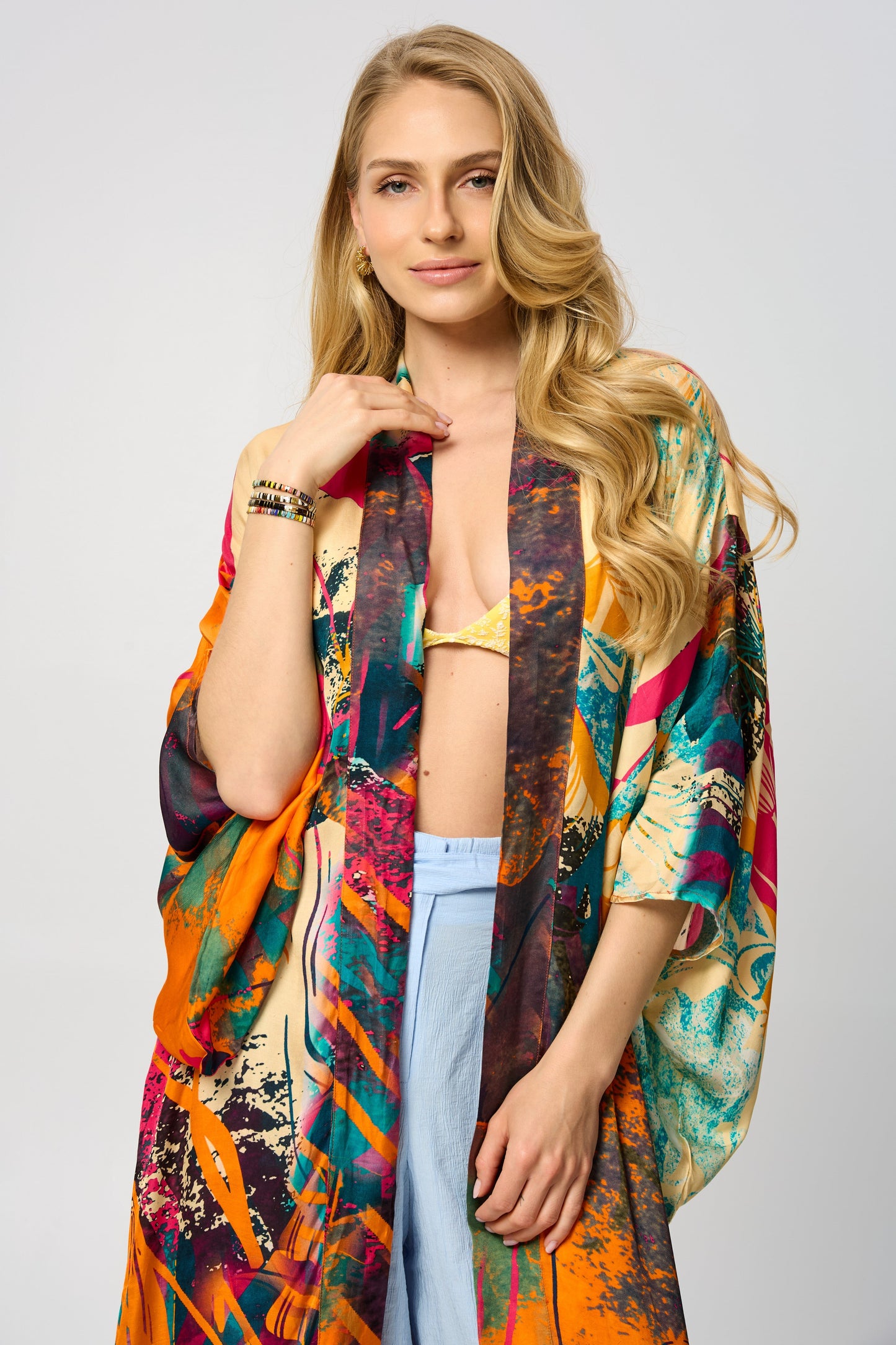 Summer Ulta Kimono Abstract
